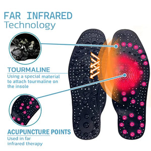 Softsole™ turmalinski daleč infrardeči akupresurni masažni vložek za lajšanje bolečin Ortopedski vložek